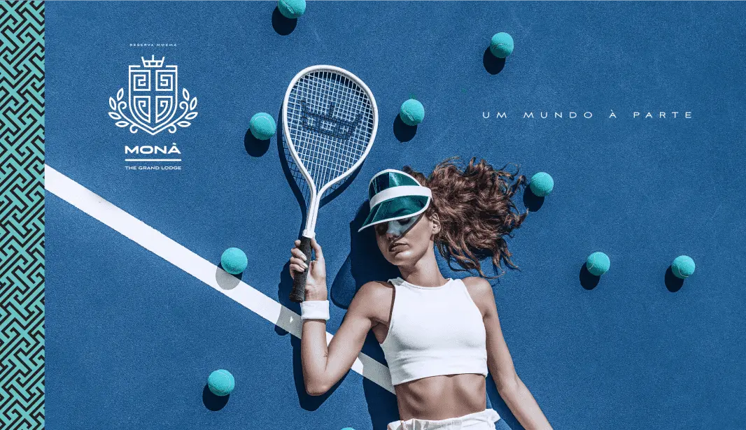 Banner Jogadora de Tênis